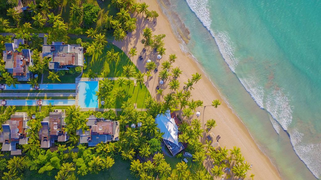 best romantic getaways - Sublime Samana Pool Beach Aerial