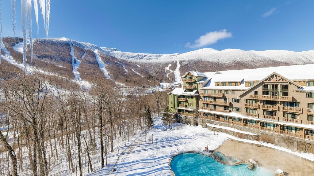 total solar eclipse hotels - The Lodge at Spruce Peak | Stowe, Vermont