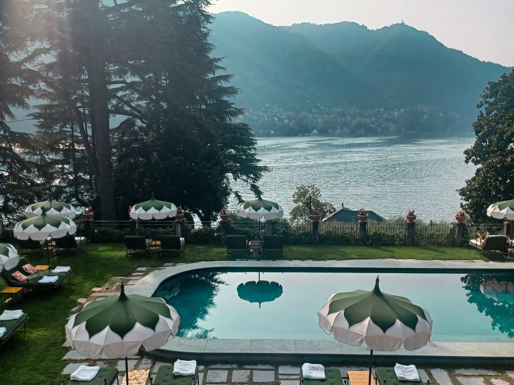 northern italy and switzerland - Passalacqua pool