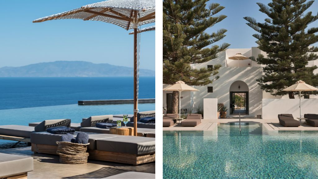 best weekend trips in europe - Andronis Arcadia Santorini + Parīlio Paros, Greece