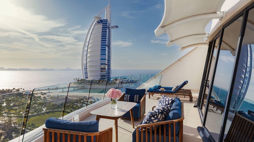 best hotel balconies - Jumeirah Beach Hotel