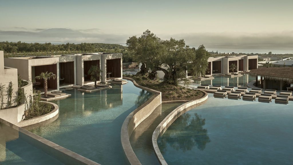 Hotels with swim-up rooms - Olea All Suite Hotel Tsilivi, Greece