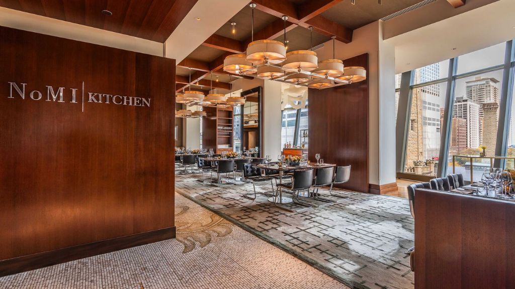 hotel restaurants with open kitchens - NoMi Kitchen at Park Hyatt Chicago