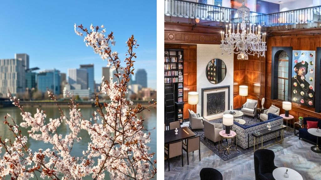 Where to Stay for Cherry Blossom Season - Heathman Hotel - Portland, United States