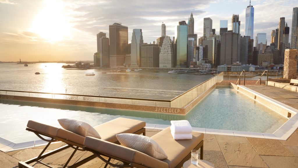 hotels with rooftop pools - 1 Hotel Brooklyn Bridge, New York