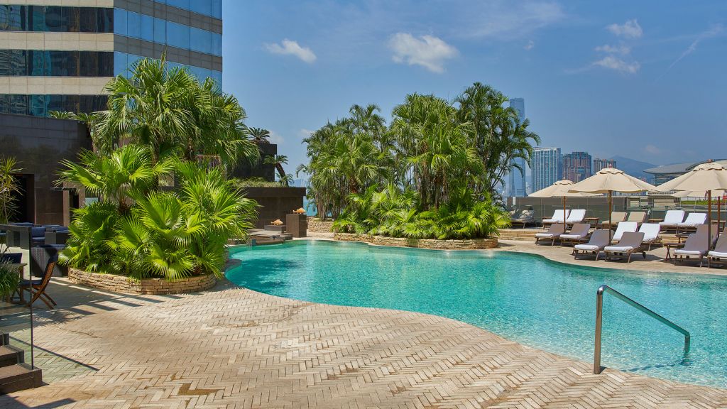 hotels with rooftop pools - Grand Hyatt Hong Kong, China