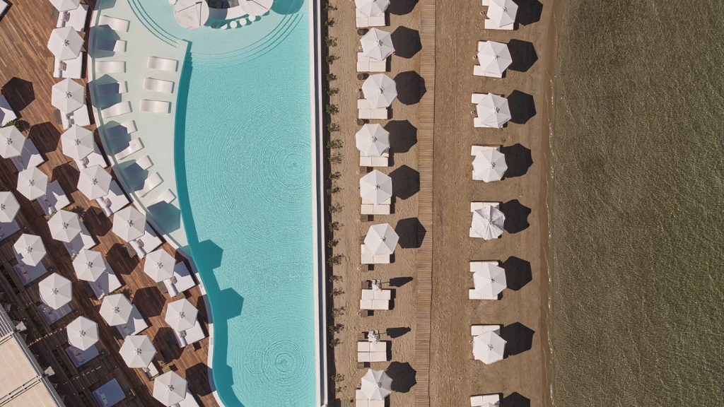 best beach clubs in Europe - Nikki Beach Resort & Spa Santorini and Nikki Beach Resort & Spa, Porto Heli