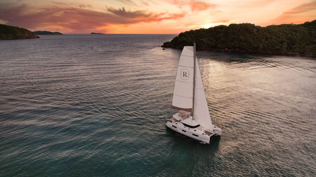 Sunset cocktails aboard the Serenity sailboat | Regent Phu Quoc Resort | Phu Quoc, Vietnam