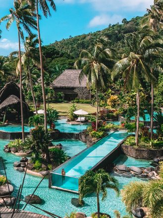 COMO Laucala Island Travel Diary by Jyo Shankar - jaw dropping resort pool
