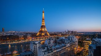 Most Beautiful Hotels in Paris featuring Shangri-La Paris with Eiffel tower in view