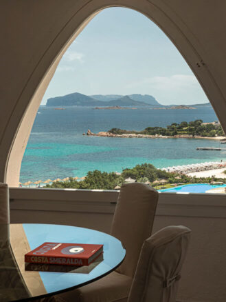 Best Places to Travel in 2026 featuring Italian Islands and Romazzino, A Belmond Hotel, Costa Smeralda, Sardinia | a hotel room with a water view