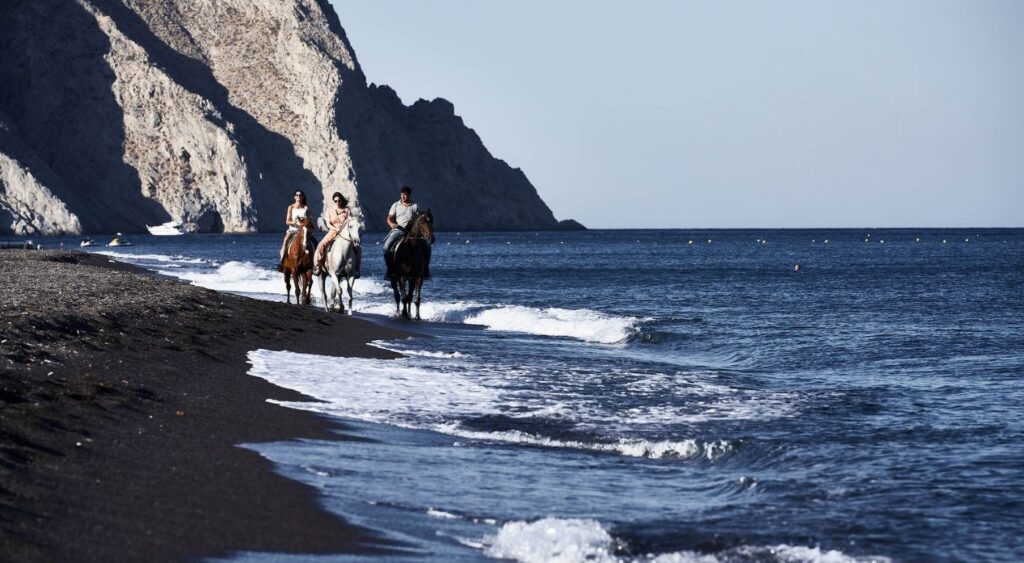 Horseback Riding Vacations - Istoria Hotel - Santorini, Greece