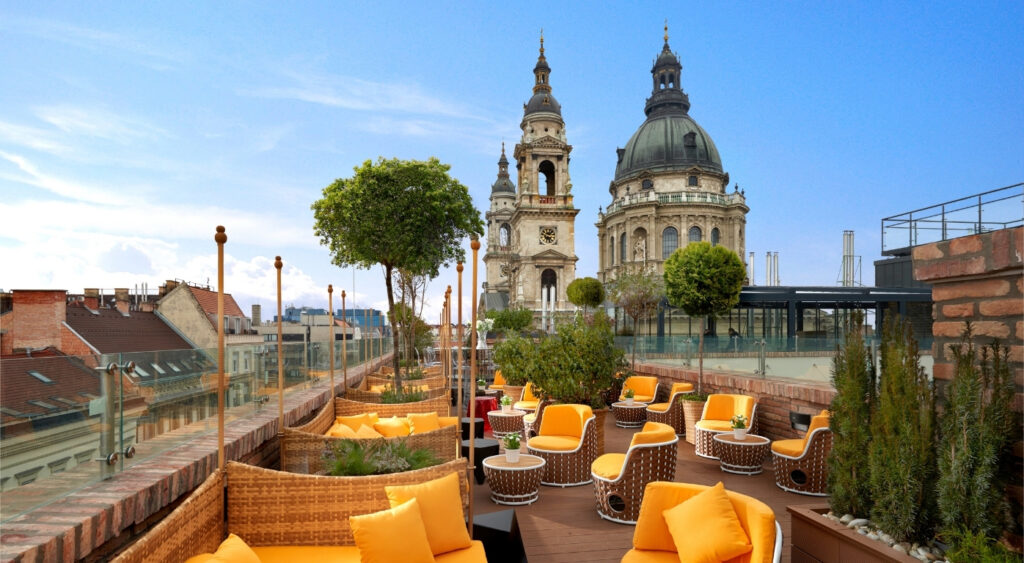 hotel rooftop bars - Aria Hotel Budapest - High Note SkyBar