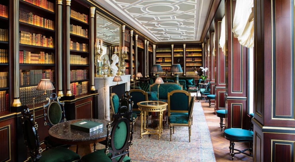 Hotel Libraries for World Book Day - La Réserve Paris Hotel & Spa - Paris, France