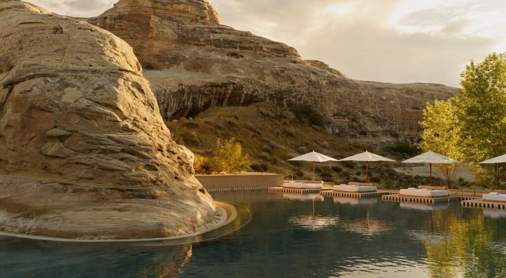 Las mejores piscinas del hotel - Amangiri - Utah, Estados Unidos