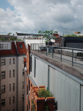 Copenhagen to Berlin Travel Diary | Rooftop at Wilmina Hotel in Berlin