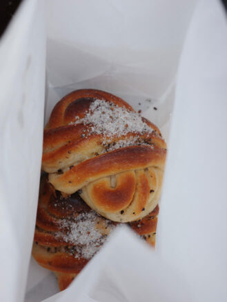 Copenhagen to Berlin Travel Diary | Juno the Bakery cardamom buns in Copenhagen