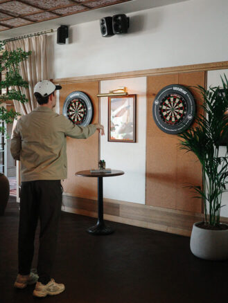 Copenhagen to Berlin Travel Diary | Rox Resort darts at The Playground