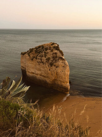 Portugal and Spain Travel Diary Itinerary by Christine Flynn | Sea view in the Algarve, Portugal