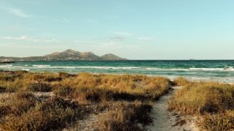 Portugal and Spain by Christine Flynn - A beach in Mallorca, Spain