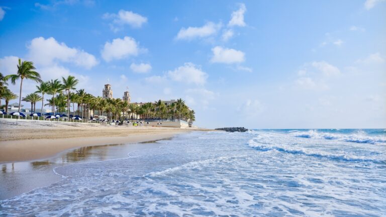 The Breakers Palm Beach Hotel Spotlight | view from the resort from the water