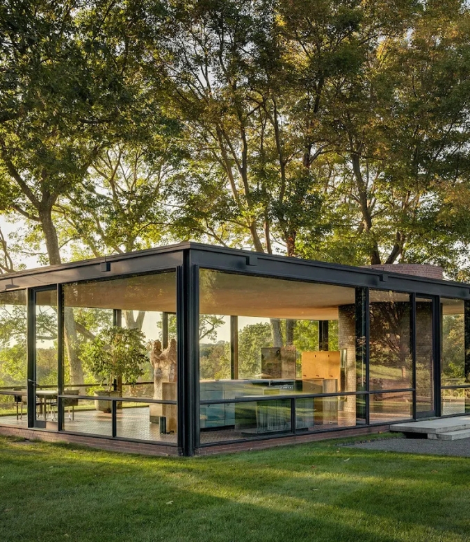 Day trip - Philip Johnson’s Glass House in New Canaan, Connecticut