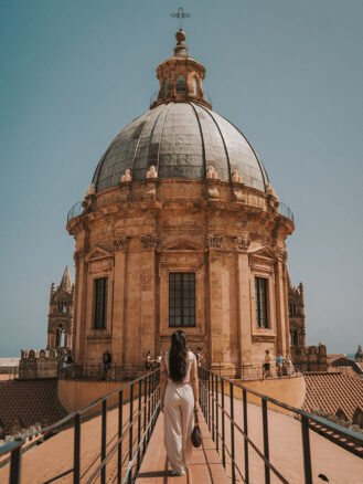 Where to stay in Sicily travel diary - a Norman cathedral in Cefalù, Sicily