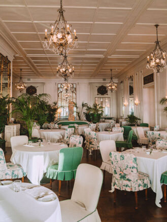 Where to stay in Sicily travel diary - Florio restaurant at Villa Igiea