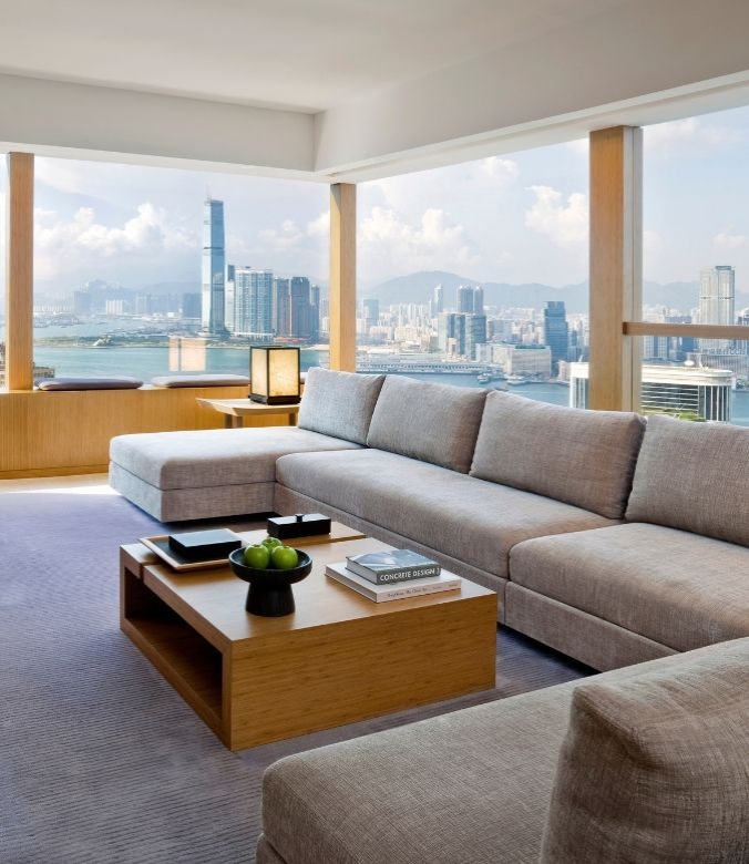 Day trip - Living room in a suite at The Upper House Hong Kong, China